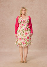 Curve&Plus Corn Poppy Cardigan