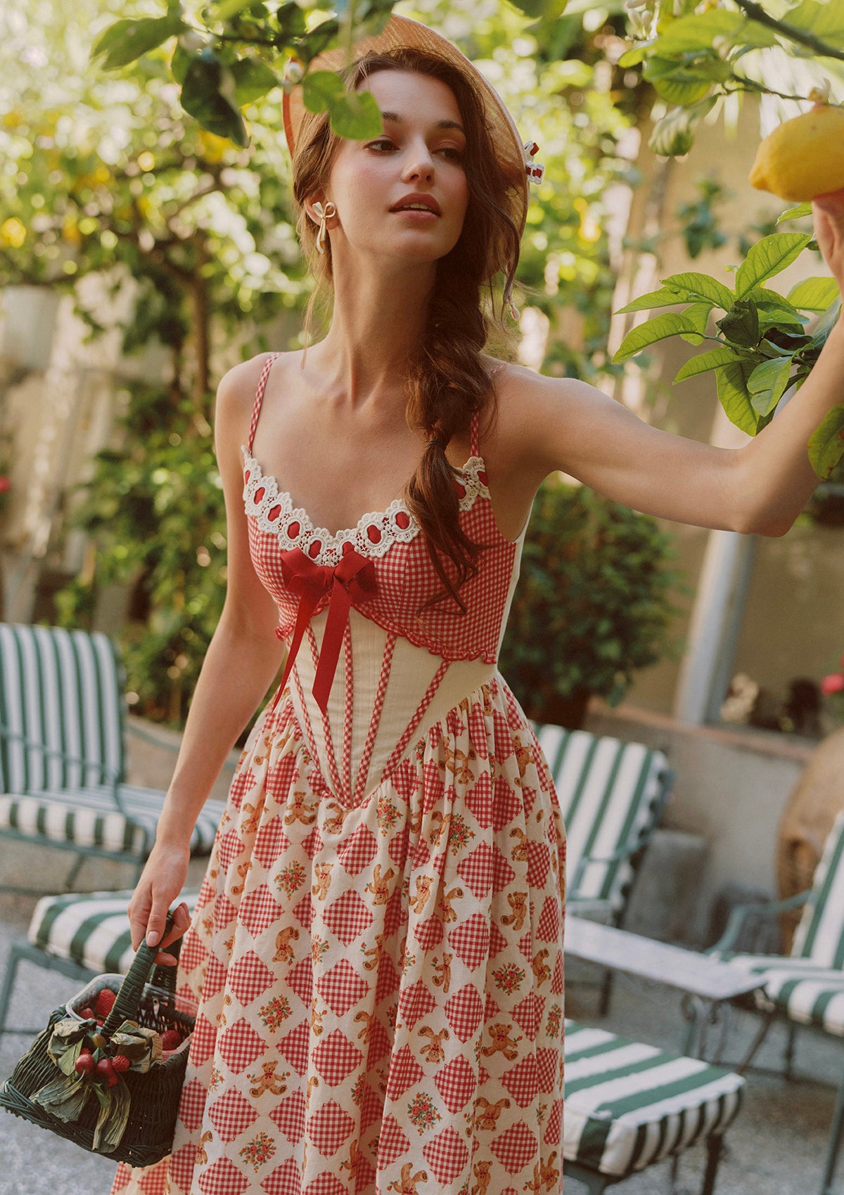 Picnic with Teddy Dress (Long)