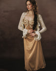 Candlelight Golden Butterfly Dress
