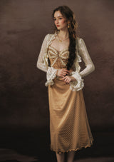 Candlelight Golden Butterfly Dress