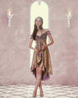 Purple Gold Aria Dress