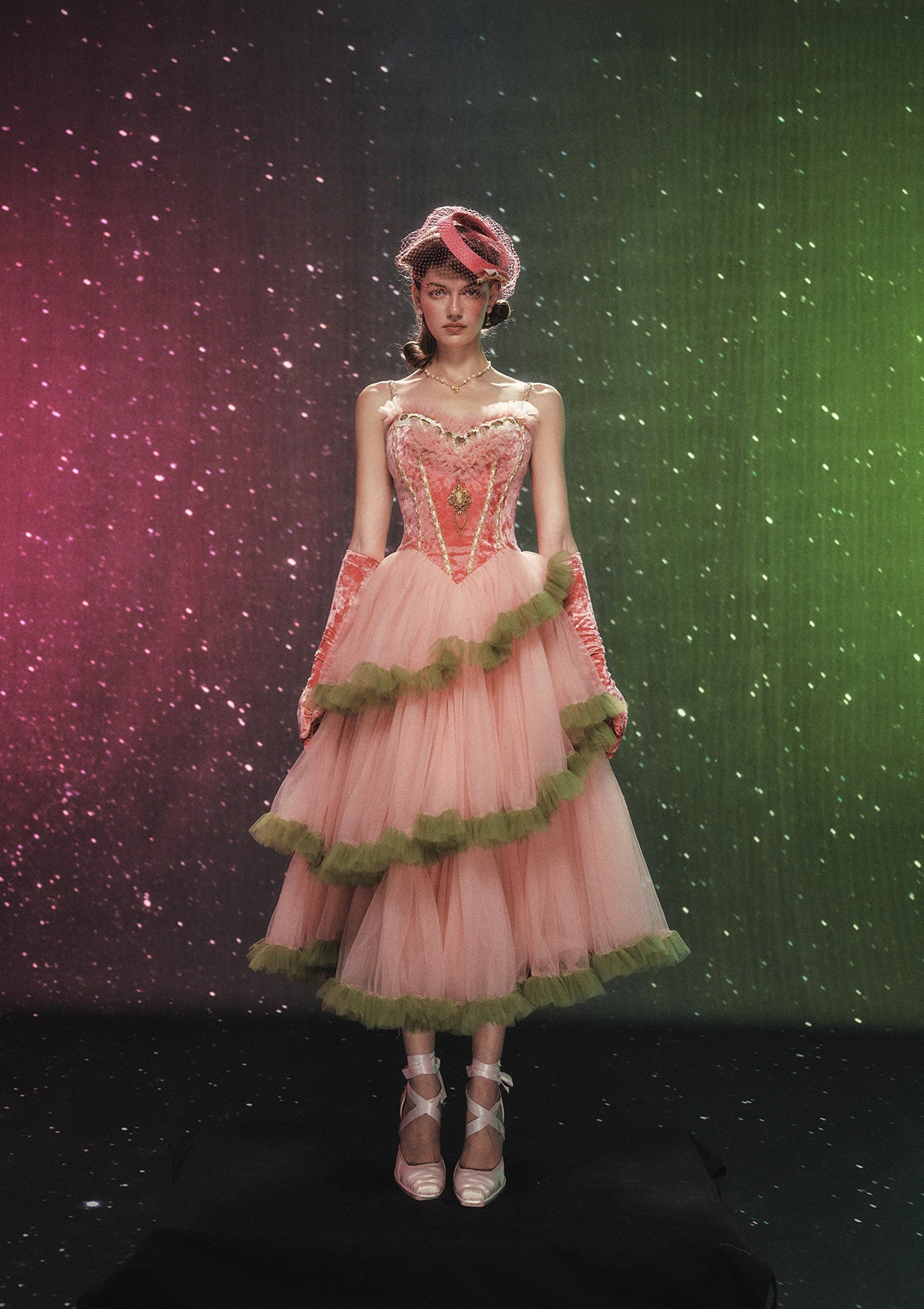 Pink Tulle Prom Dress | Glinda Tulle Corset