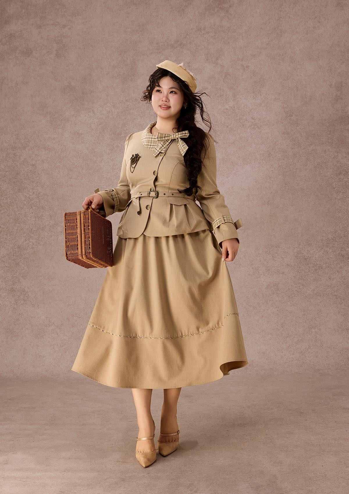 Curve&amp;Plus British Voyage Coat