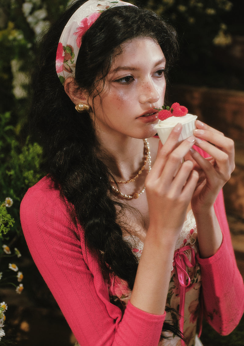 Corn Poppy Cardigan