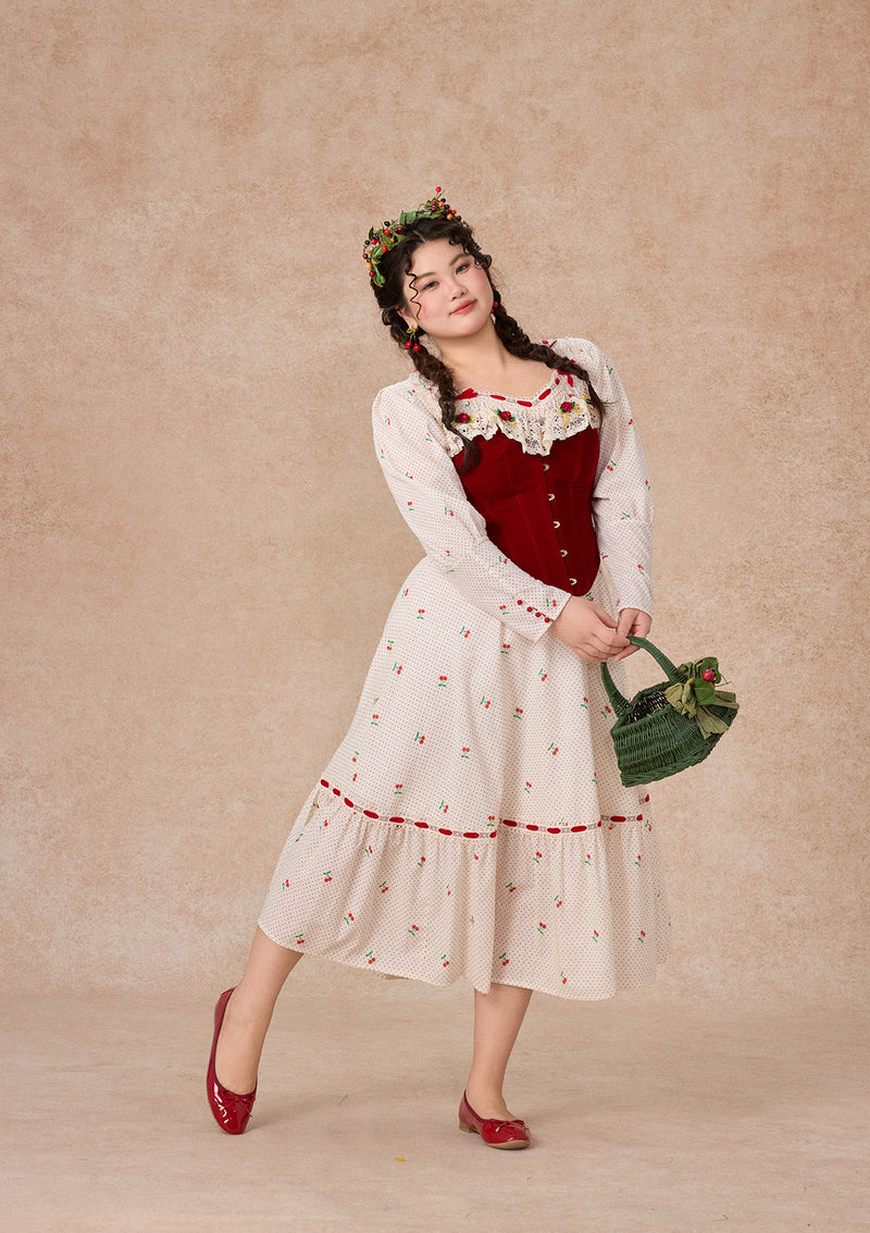 Curve & Plus Cherry Bite Corset