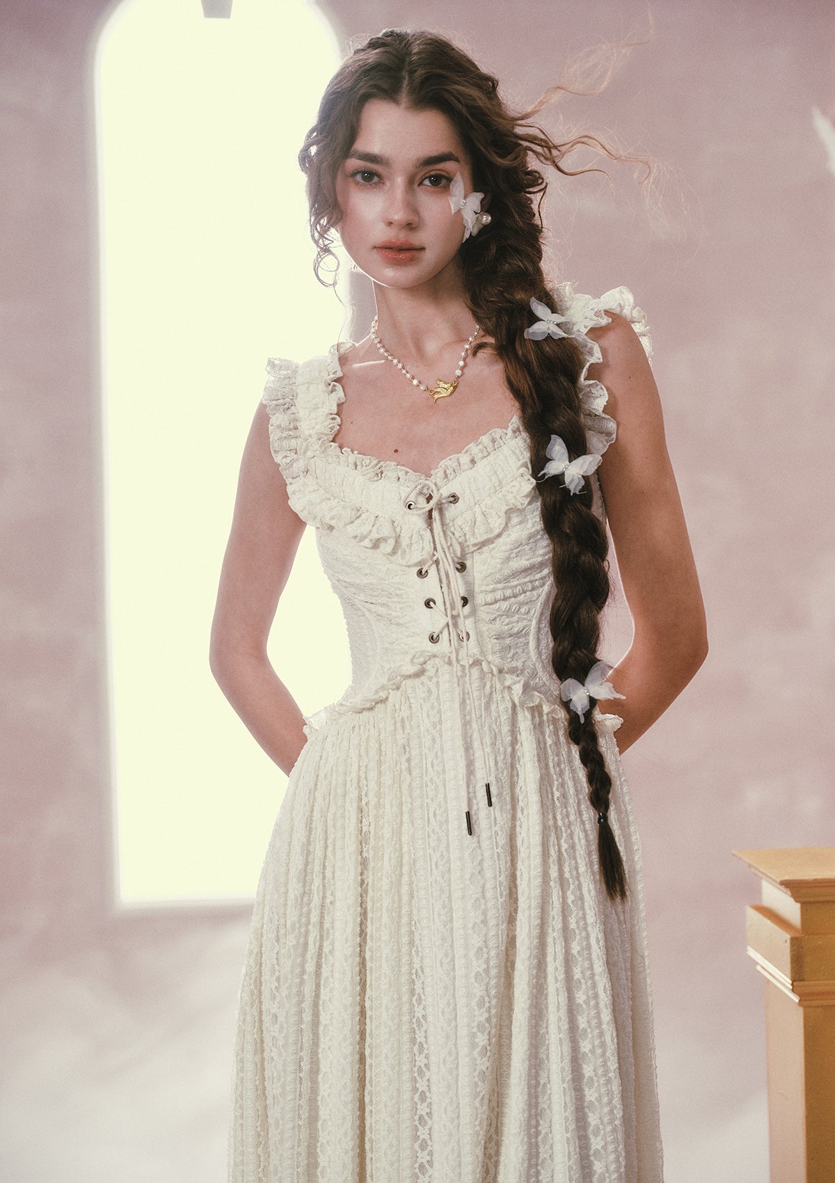 Twin Butterflies Corset Dress（Long）