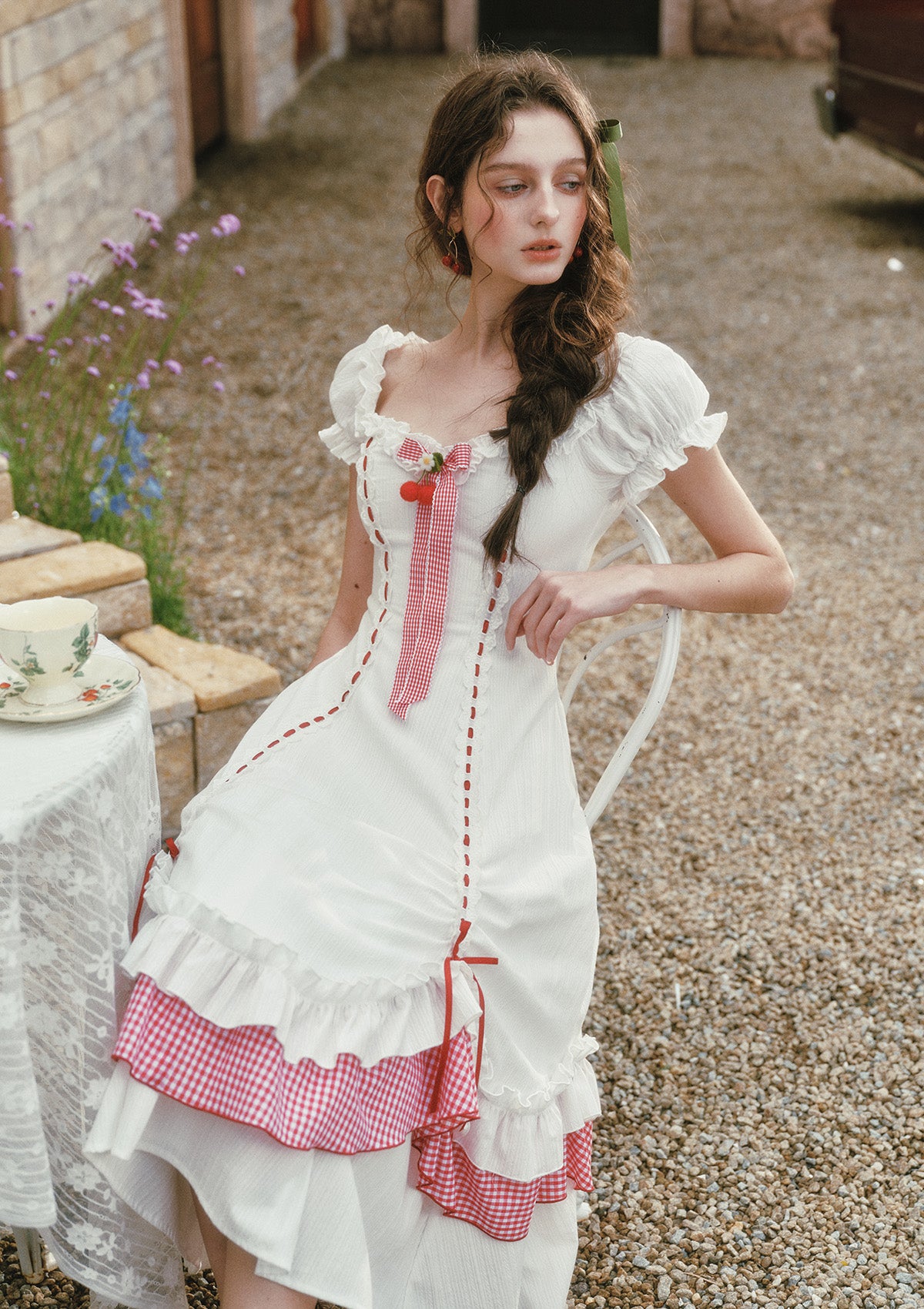 Berry Marie Cat Dress (Long)