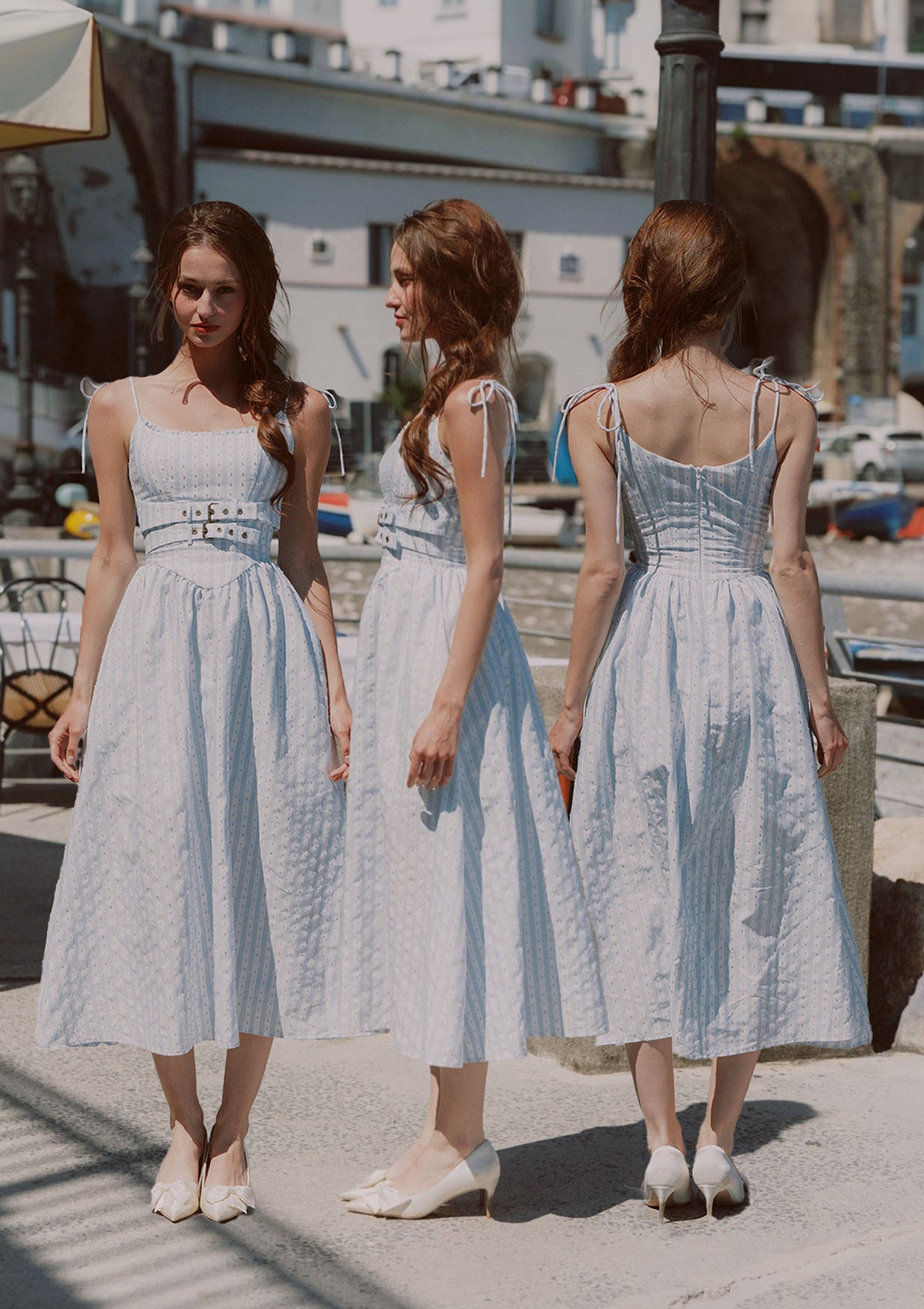 Azure Holiday Dress (Long)