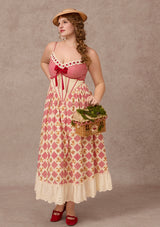 Curve&Plus Picnic with Teddy Dress（Long）