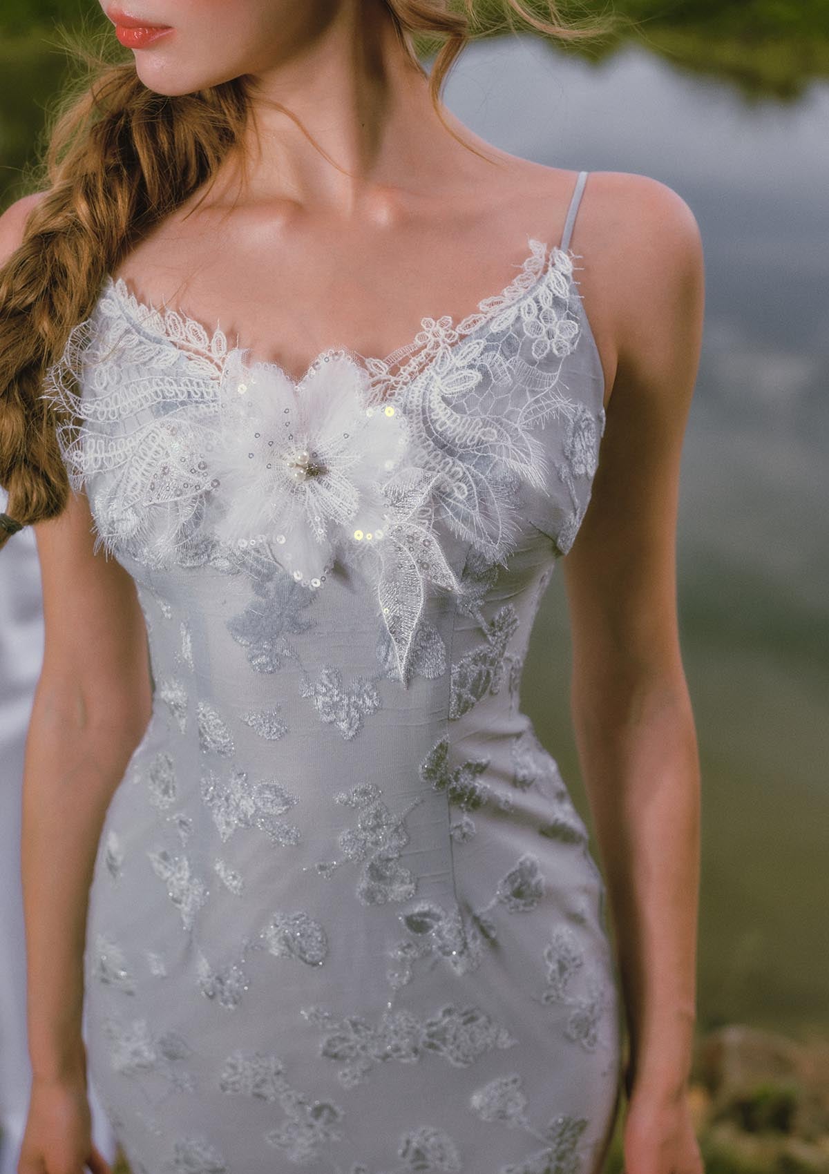 Swan In The Late Summer Dress L / Pre order