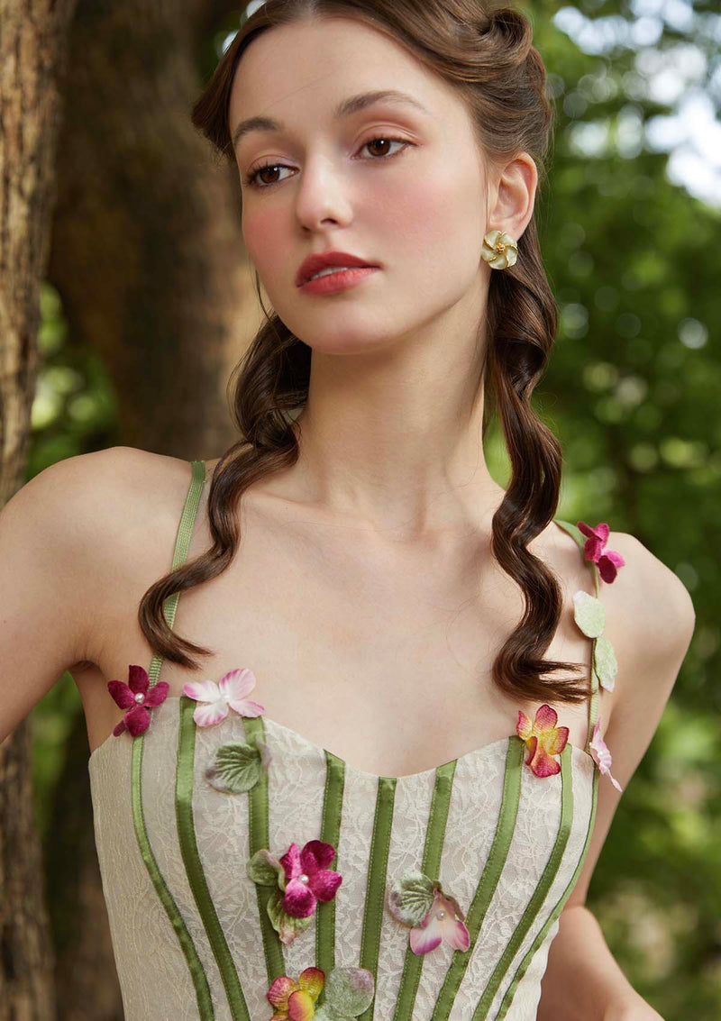 Flower Vine Phantom Corset Dress XL Flower Vine Phantom Corset Dress XL