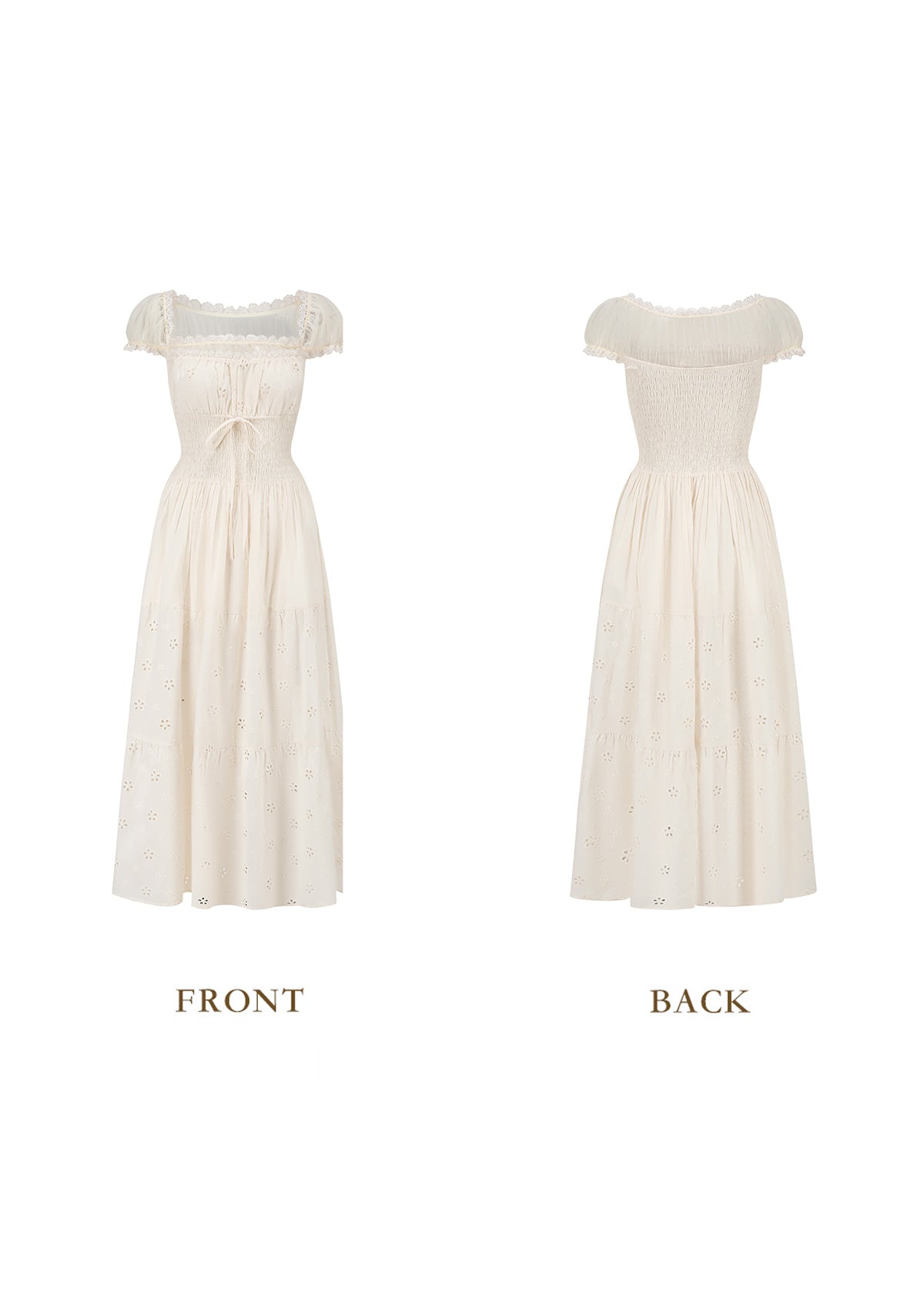 Pink/White Bunnies Bib Dress