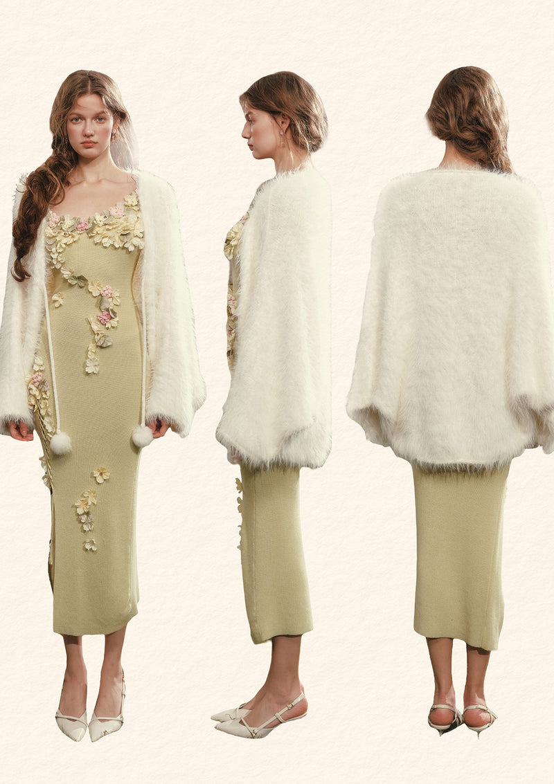 Green Chanson Knit Dress L Green Chanson Knit Dress L
