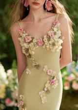 Green Chanson Knit Dress