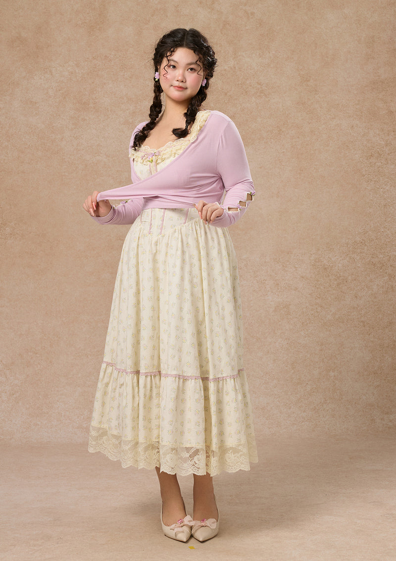 Curve&Plus Cream Clove Dress