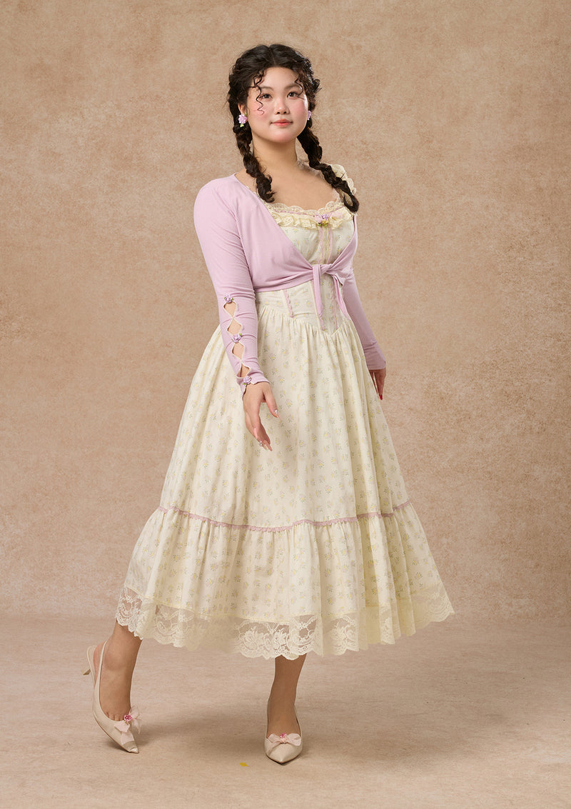 Curve&Plus Cream Clove Dress