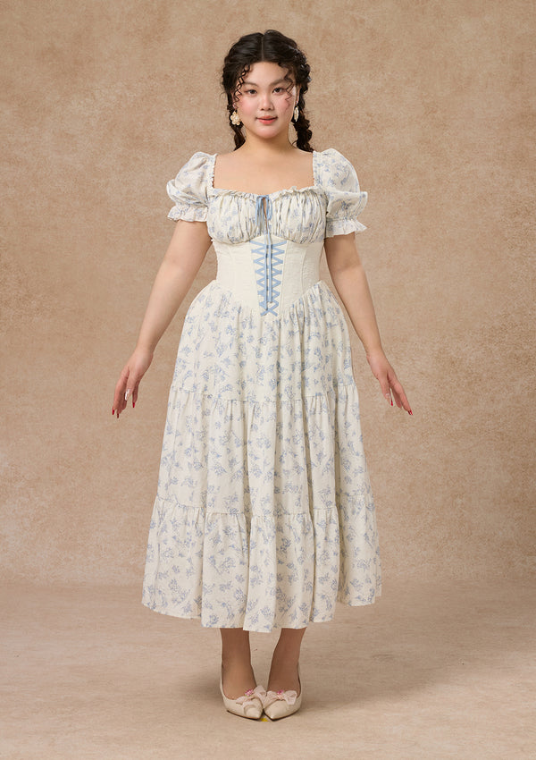 Curve&Plus Blue Dollhouse Corset Dress (Long)