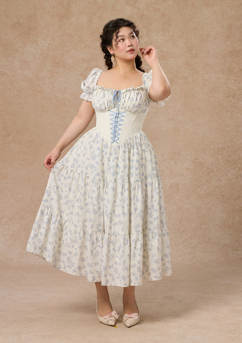 Curve&Plus Blue Dollhouse Corset Dress (Long)