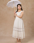Curve & Plus "Pure White" Garnet Corset Dress