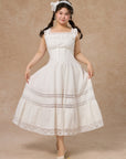 Curve & Plus "Pure White" Garnet Corset Dress