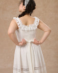 Curve & Plus "Pure White" Garnet Corset Dress