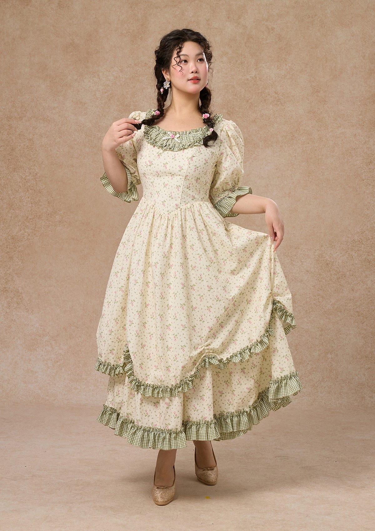 Curve&Plus Little Forest Corset Dress