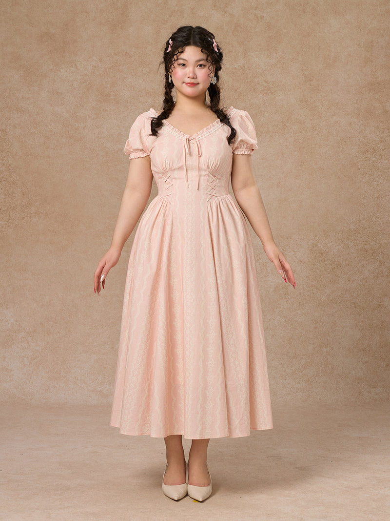 Curve&Plus Juicy Peache Corset Dress