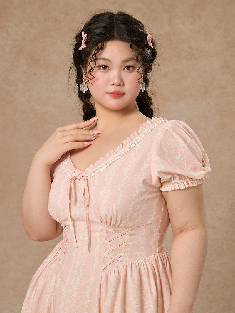 Curve&Plus Juicy Peache Corset Dress