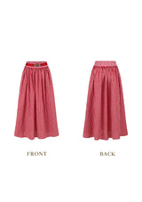 Cottage Girl Diary Red Skirt