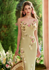 Green Chanson Knit Dress