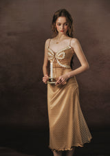 Candlelight Golden Butterfly Dress