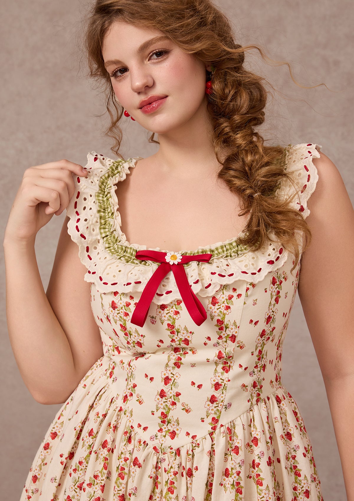 Curve&amp;Plus Wildberry Picnic Dress