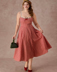 Curve&Plus Afternoon Berry Tea Dress