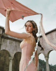 Wind Perched Rose Quartz Dress