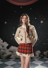 Strawberry Mont Blanc Knit Hair Clip