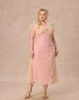 Curve&Plus Wind Perched Rose Quartz Dress