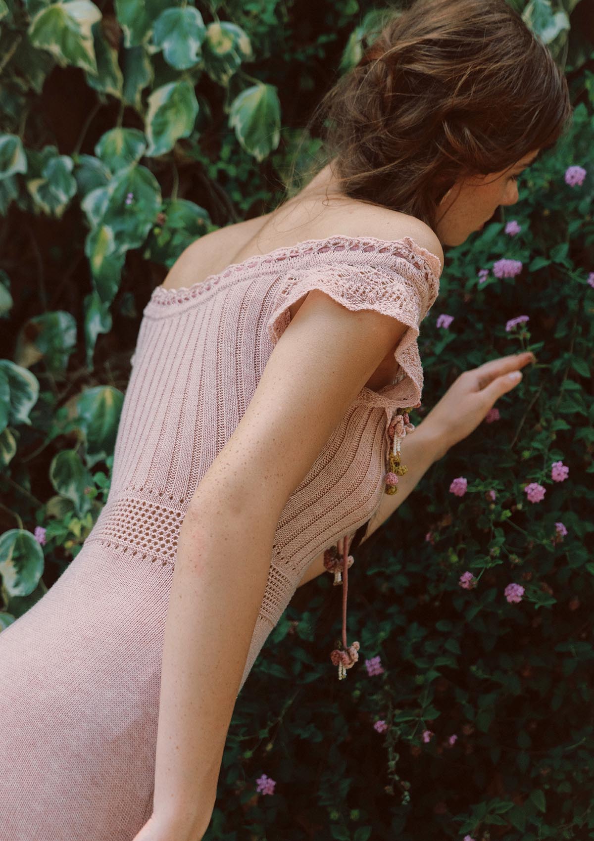 Dewdrop Rose Knit Dress