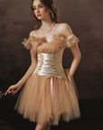 Golden Crown Dream Corset Dress