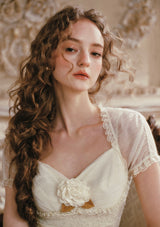 Cream Letter Dress