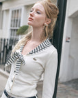 Lundenwic Love Letter Striped Wool Sweater