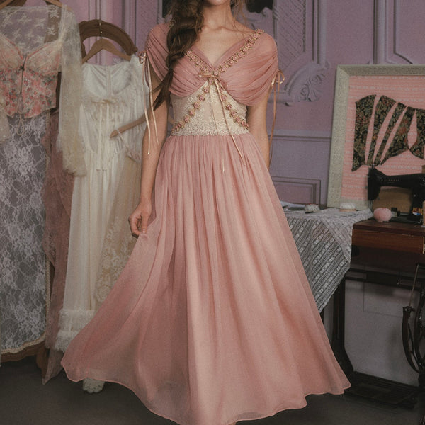 Rose Olive Dress