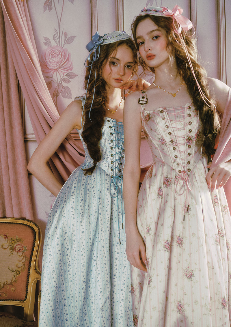 pink tea dress Afternoon Sweet Tea Dress (Pink) In-stock / XS