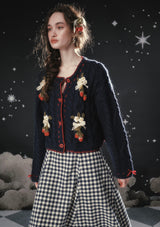 Strawberry Mont Blanc Knit Cardigan