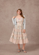 Curve&Plus Strawberry Farm Knit Cardigan（Blue）