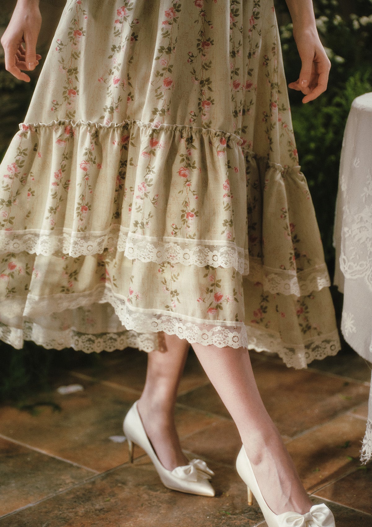 Meadow Vine Corset Dress (Long)