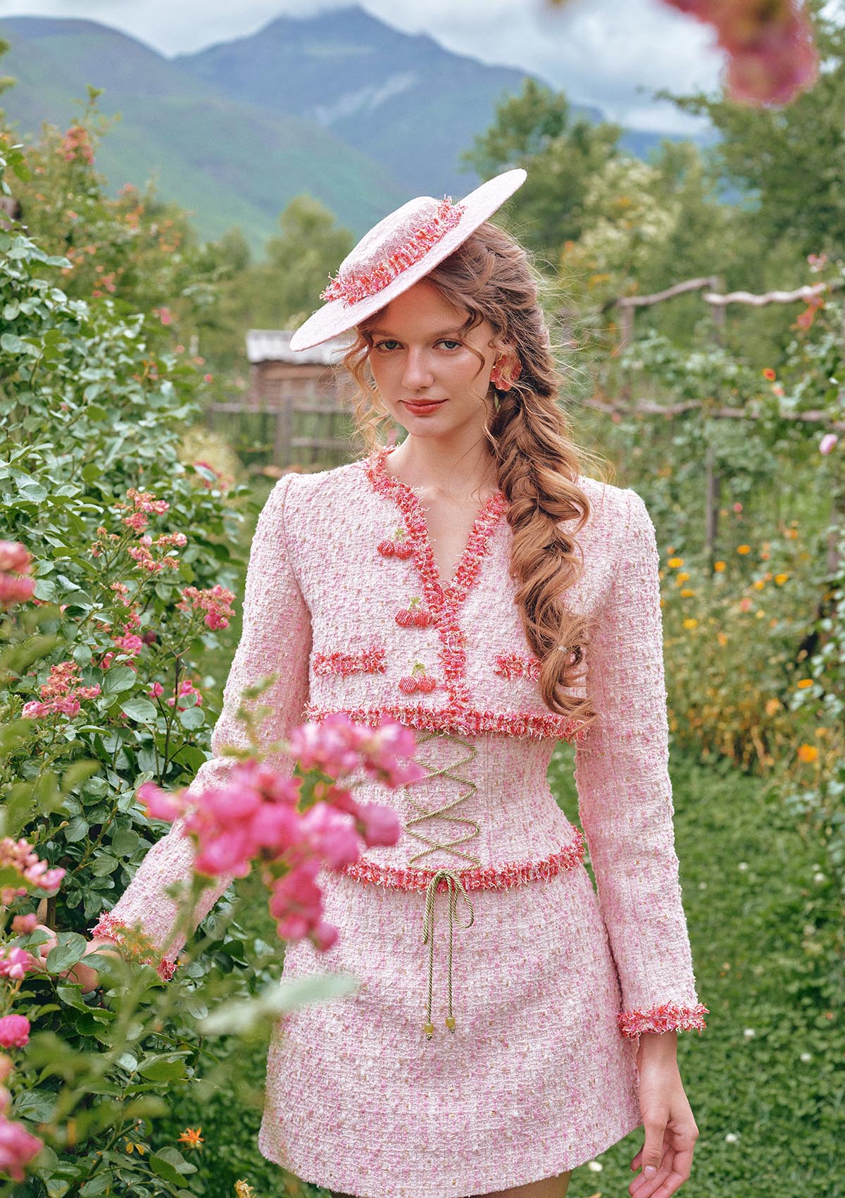 Rose Afternoon Tea Tweed Jacket