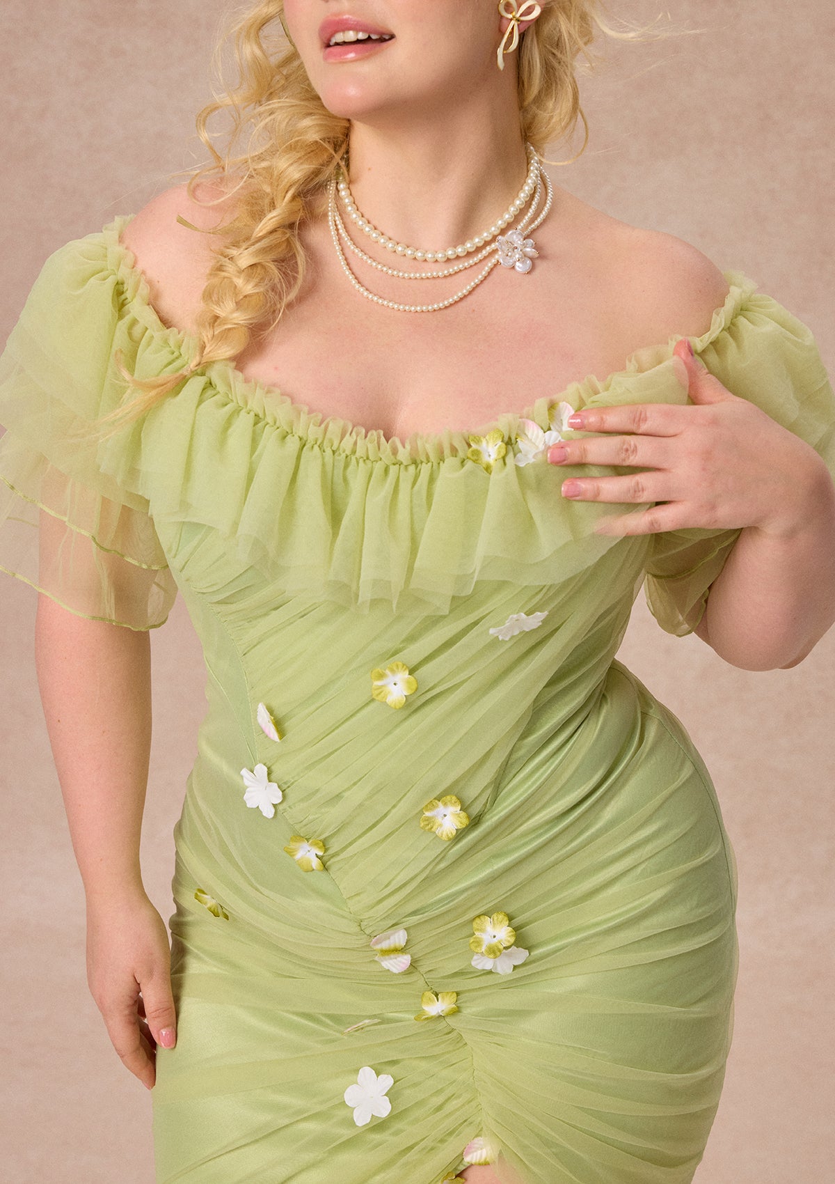 Curve&amp;Plus Woodland Tree Corset Dress