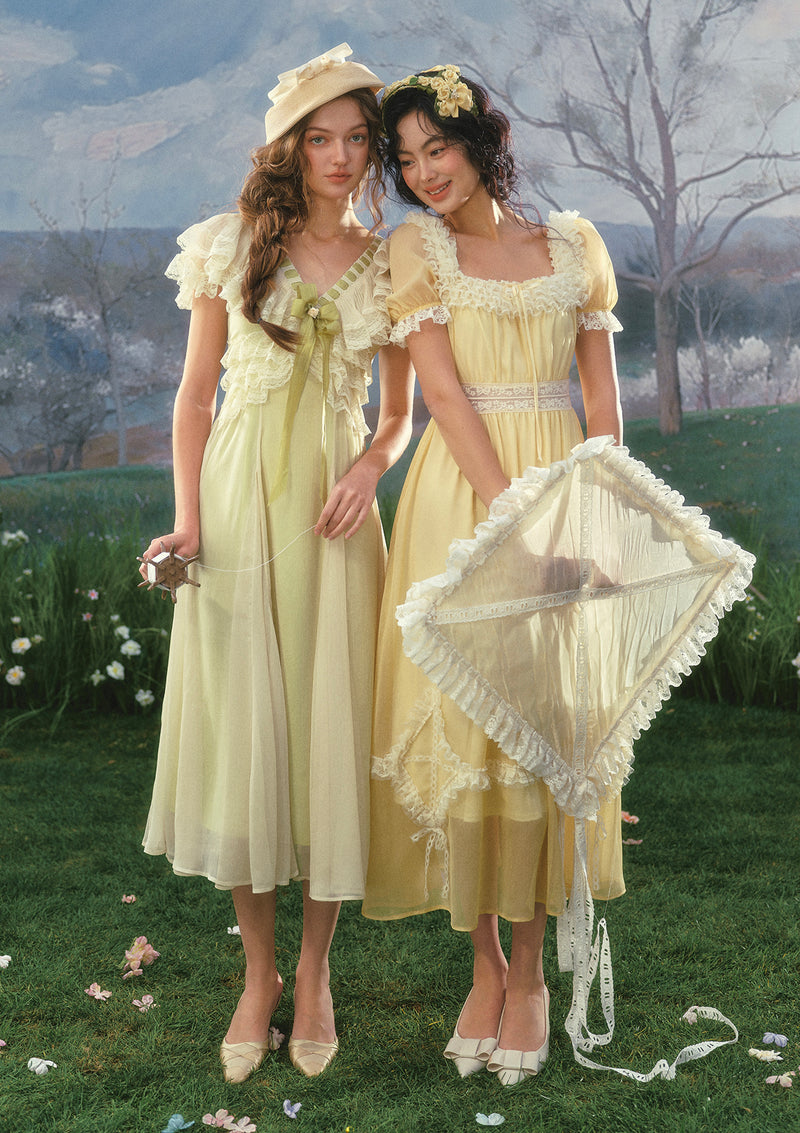 Spring Outing Dress Pre-Order / M