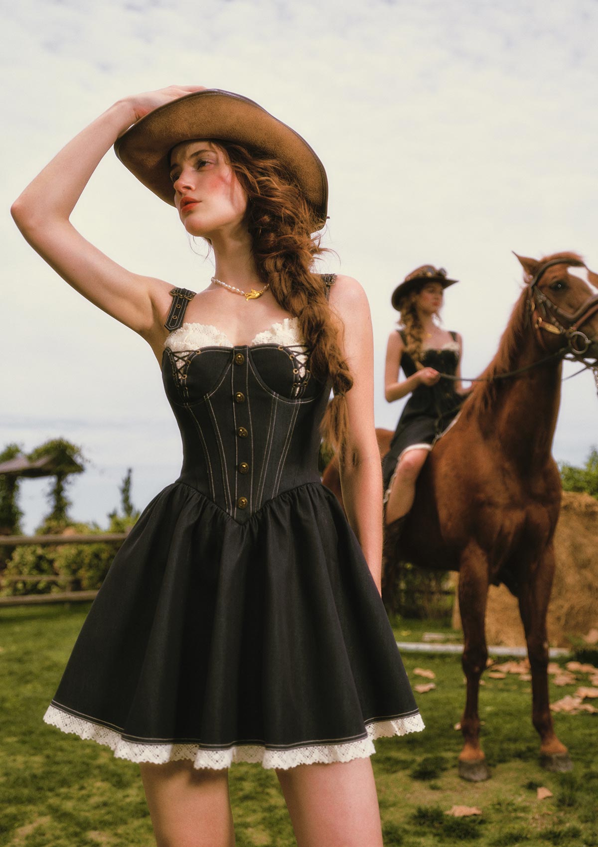 Berry Buccaneer Dress(Short)