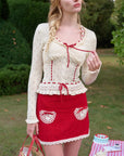 Christmas Berry Carol knit base Shirt